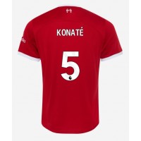 Camiseta Liverpool Ibrahima Konate #5 Primera Equipación Replica 2023-24 mangas cortas